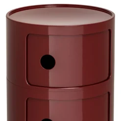 KARTELL Beistelltisch Componibili BO / Burgundy Discount