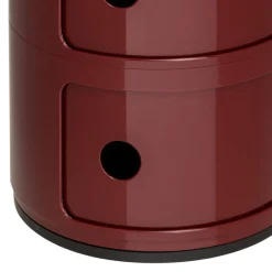 KARTELL Beistelltisch Componibili BO / Burgundy Discount