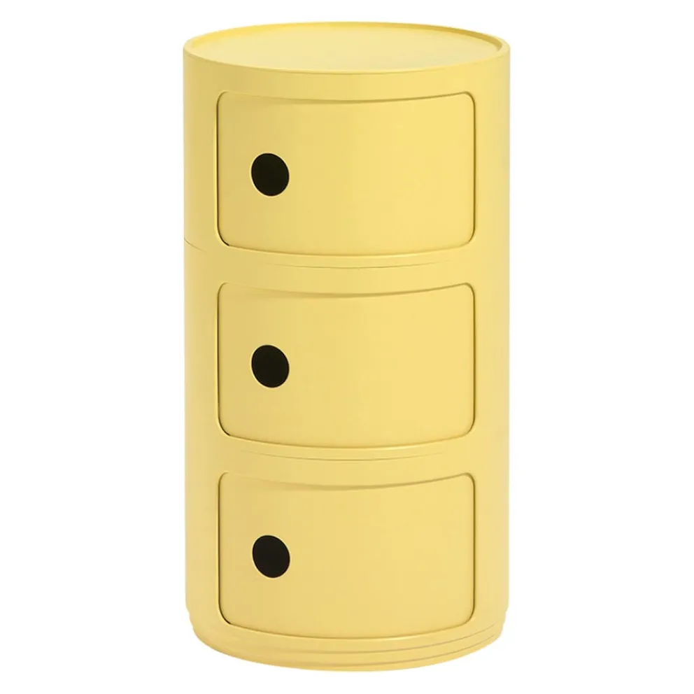 KARTELL Beistelltisch Componibili Bio GI / gelb