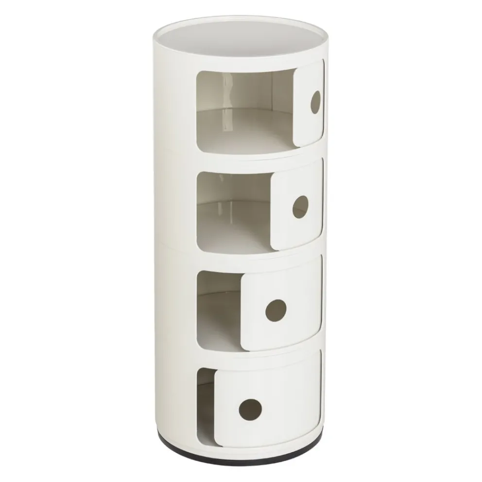 KARTELL Beistelltisch Componibili 03 / weiss Clearance