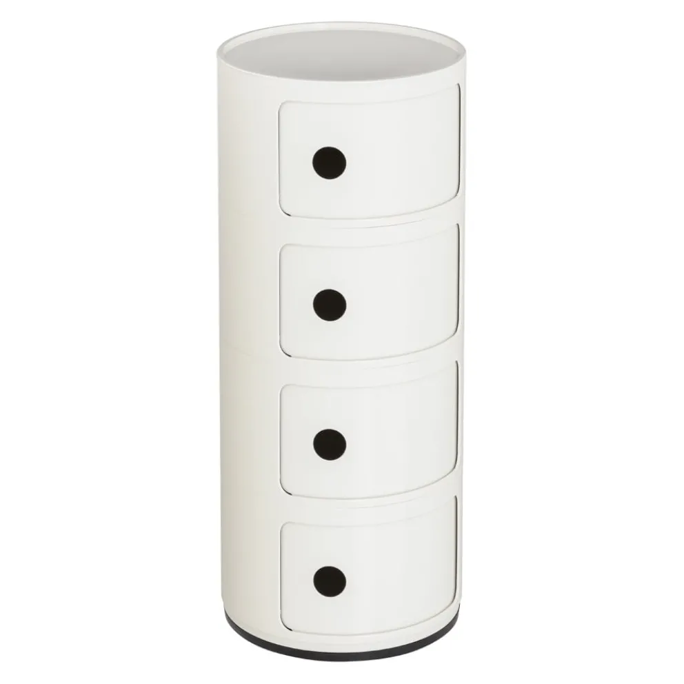 KARTELL Beistelltisch Componibili 03 / weiss Clearance