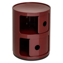 KARTELL Beistelltisch Componibili BO / Burgundy Online