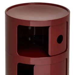 KARTELL Beistelltisch Componibili BO / Burgundy Online