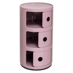 KARTELL Beistelltisch Componibili MV / Mauve New