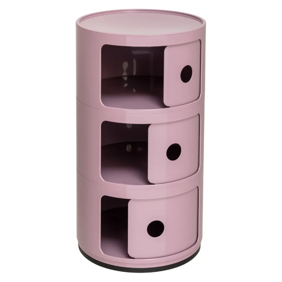 KARTELL Beistelltisch Componibili MV / Mauve New