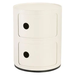 KARTELL Beistelltisch Componibili Recycled 03 / weiss New
