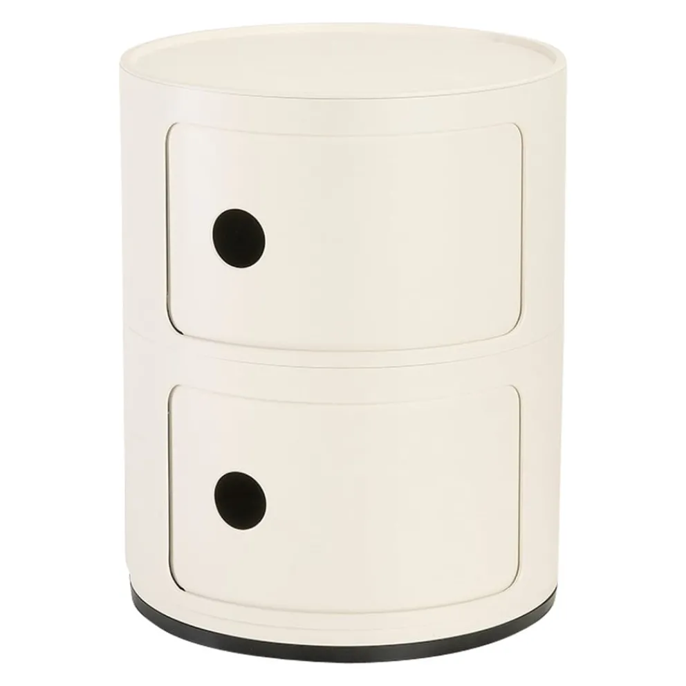 KARTELL Beistelltisch Componibili Recycled 03 / weiss New