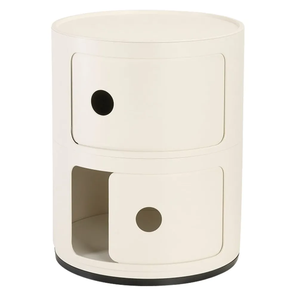 KARTELL Beistelltisch Componibili Recycled 03 / weiss New