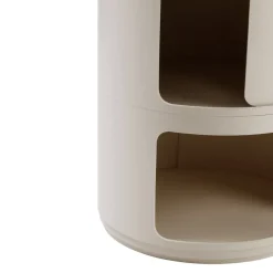 KARTELL Beistelltisch Componibili Bio PA / creme
