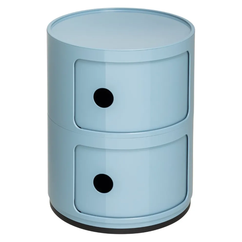 KARTELL Beistelltisch Componibili AZ / Sky blue