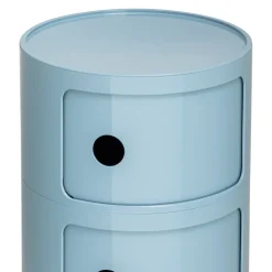 KARTELL Beistelltisch Componibili AZ / Sky blue