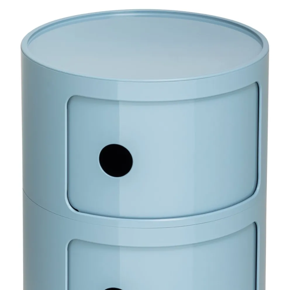 KARTELL Beistelltisch Componibili AZ / Sky blue
