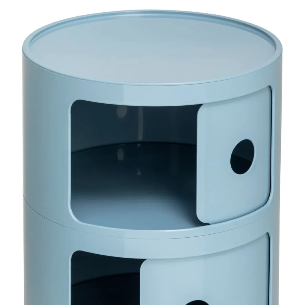 KARTELL Beistelltisch Componibili AZ / Sky blue