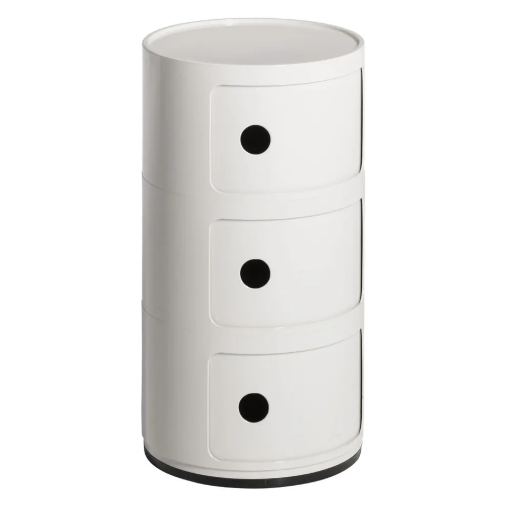 KARTELL Beistelltisch Componibili 03 / weiss Hot