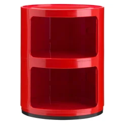 KARTELL Beistelltisch Componibili Smile 10 / rot Hot