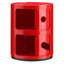 KARTELL Beistelltisch Componibili Smile 10 / rot Hot