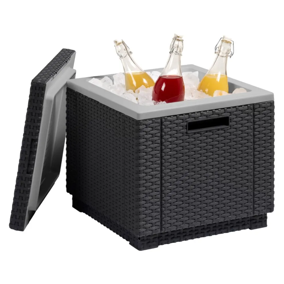 Keter Beistelltisch Cube anthrazitgrau Outlet