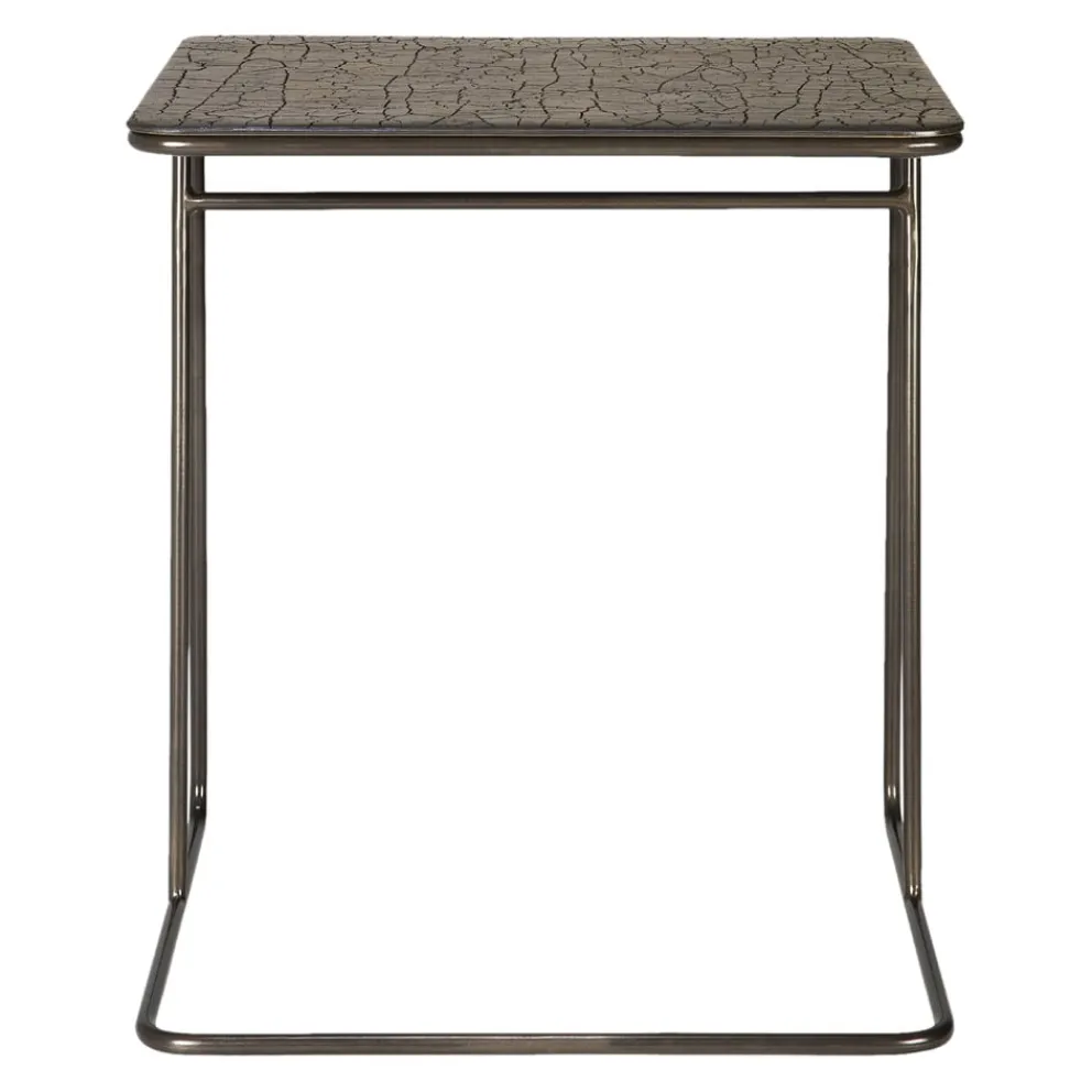 Ethnicraft Beistelltisch Ellipse dunkelbraun Sale
