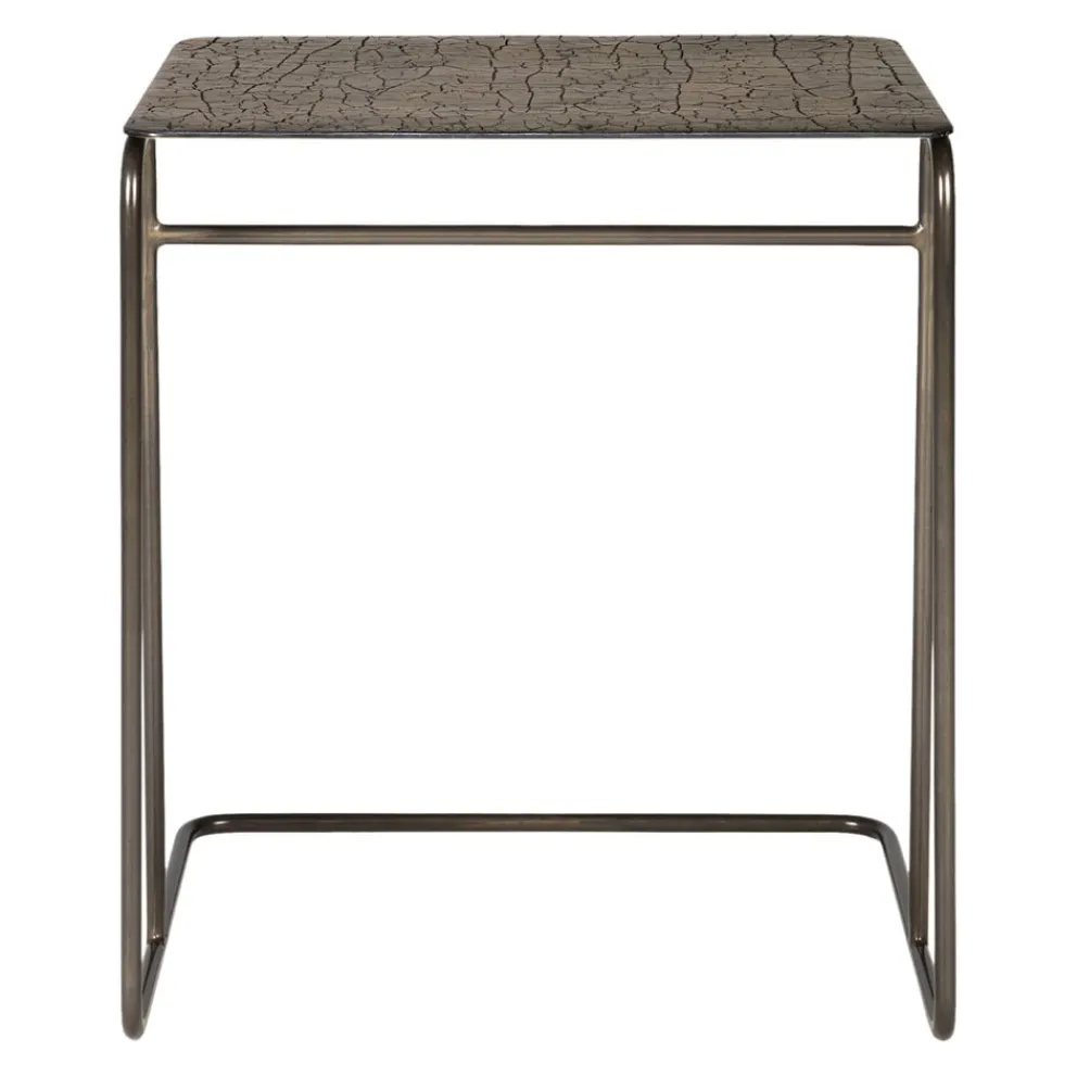Ethnicraft Beistelltisch Ellipse dunkelbraun Sale