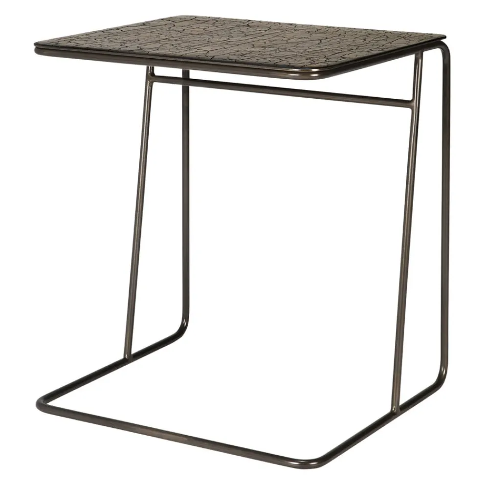 Ethnicraft Beistelltisch Ellipse dunkelbraun Sale