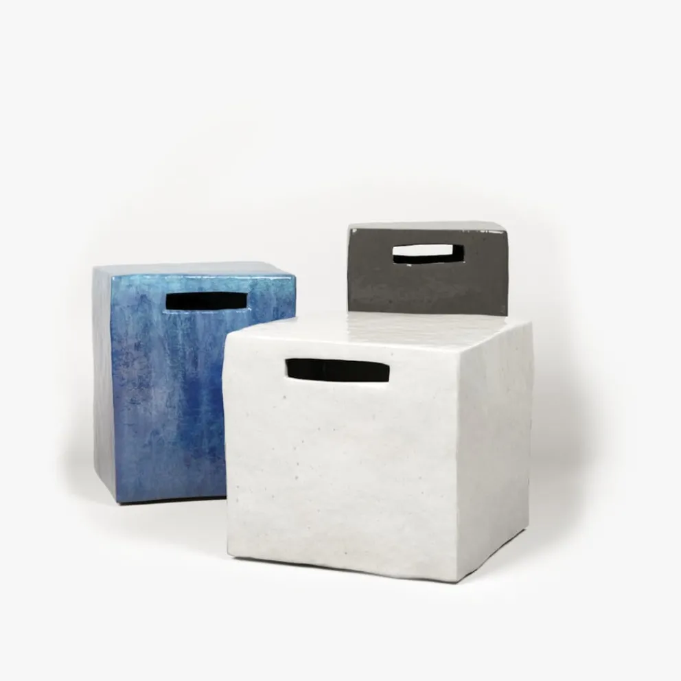 Gervasoni Beistelltisch Inout hellblau Outlet