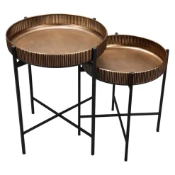 Lomoco Beistelltisch Jane gold Discount