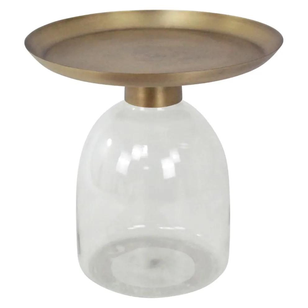 Johann Jakob Beistelltisch Joy gold, transparent Hot