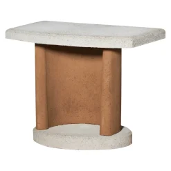 Buschbeck Beistelltisch Kansas terracotta, weiss Sale