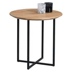 Lomoco Beistelltisch Keno eichefarbig, schwarz Outlet
