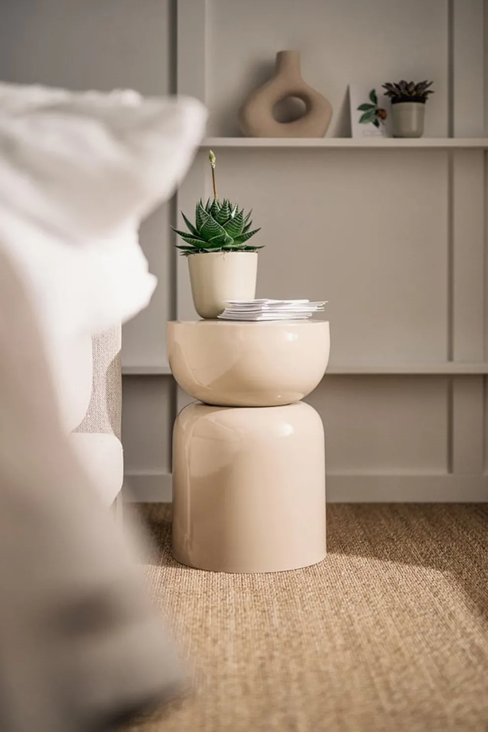 edy&liv Beistelltisch Kvina beige