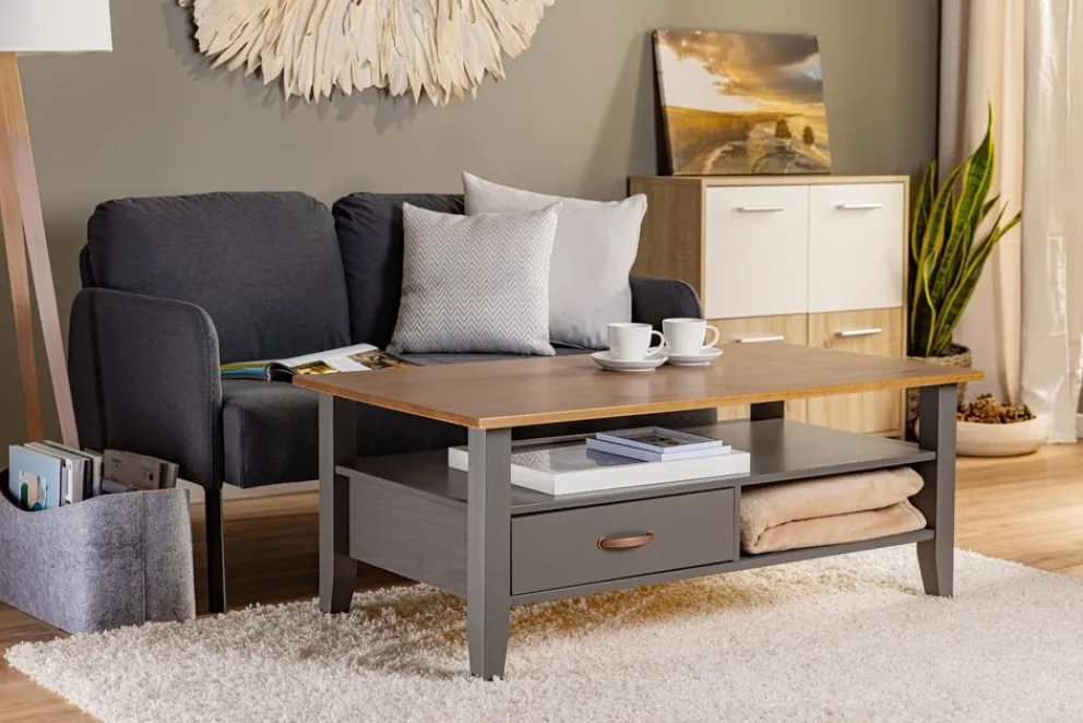 MID.YOU Beistelltisch Luzerna grau Sale
