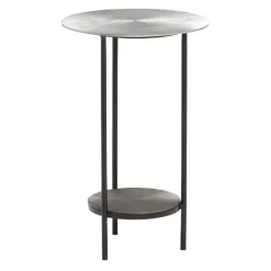 Landscape Beistelltisch Malia schwarz, silber Hot