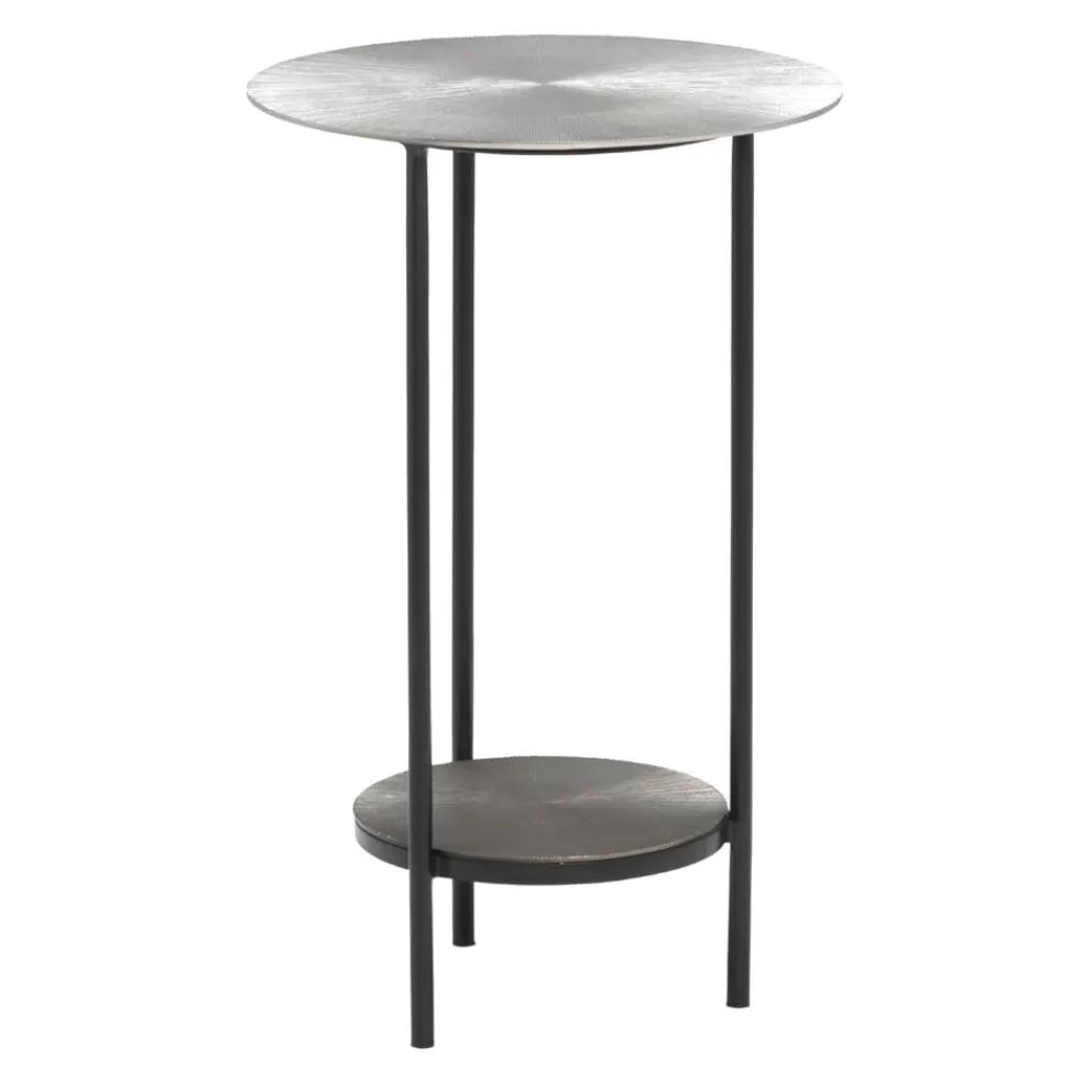 Landscape Beistelltisch Malia schwarz, silber Hot
