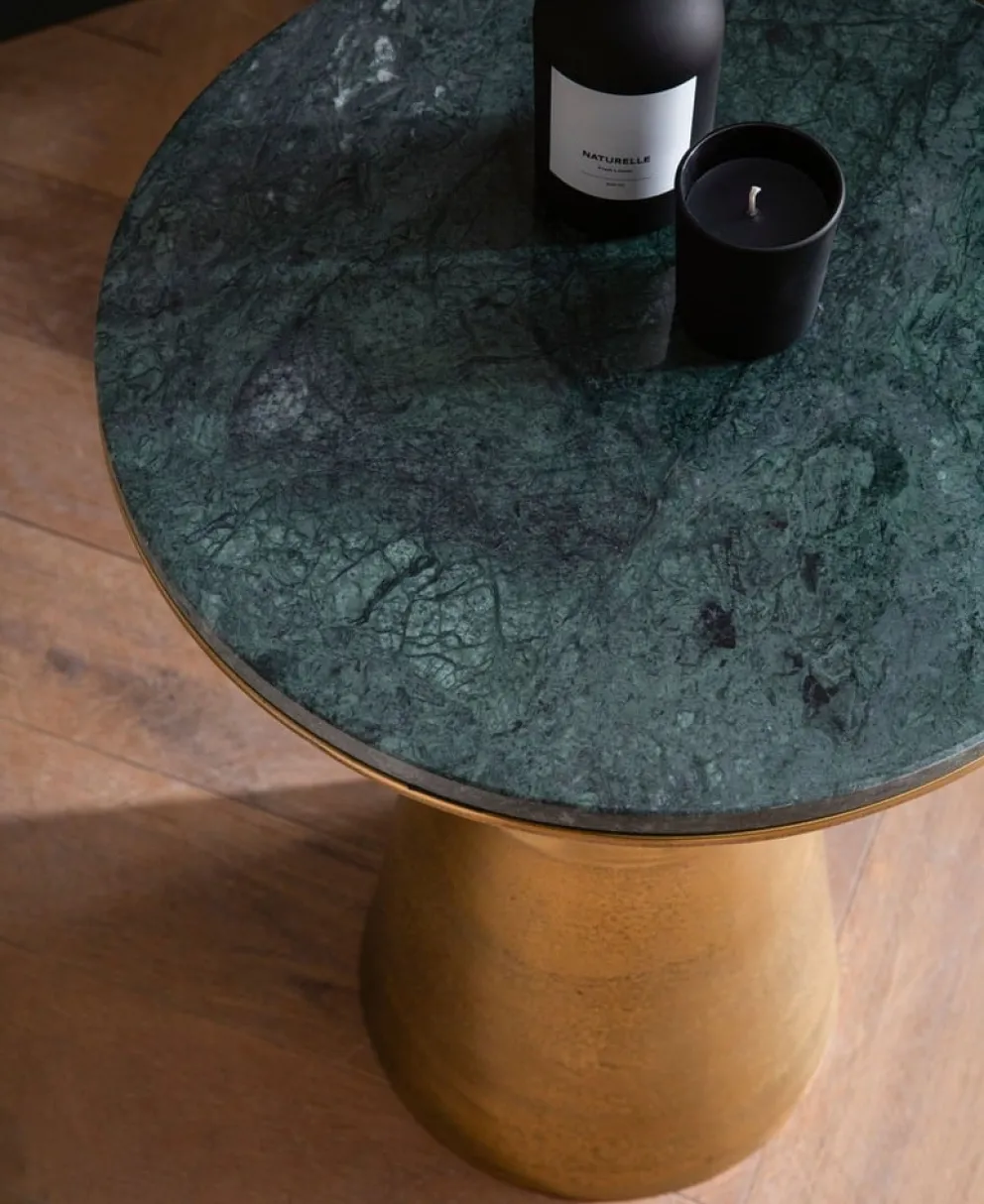 MID.YOU Beistelltisch Marmor gold Sale