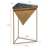 MID.YOU Beistelltisch Marmor New