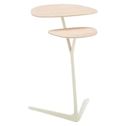 LEOLUX Beistelltisch Portello Epoxy E2000 Alfalfa Matt, weiss