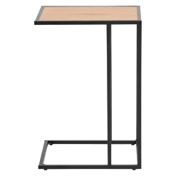 MID.YOU Beistelltisch Seaford schwarz, wildeichefarbig
