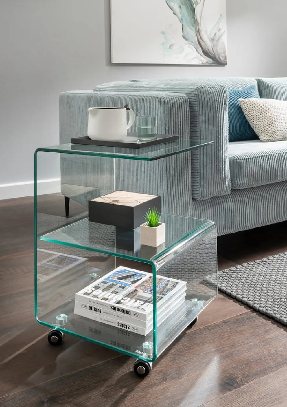 Johann Jakob Beistelltisch Smart transparent New