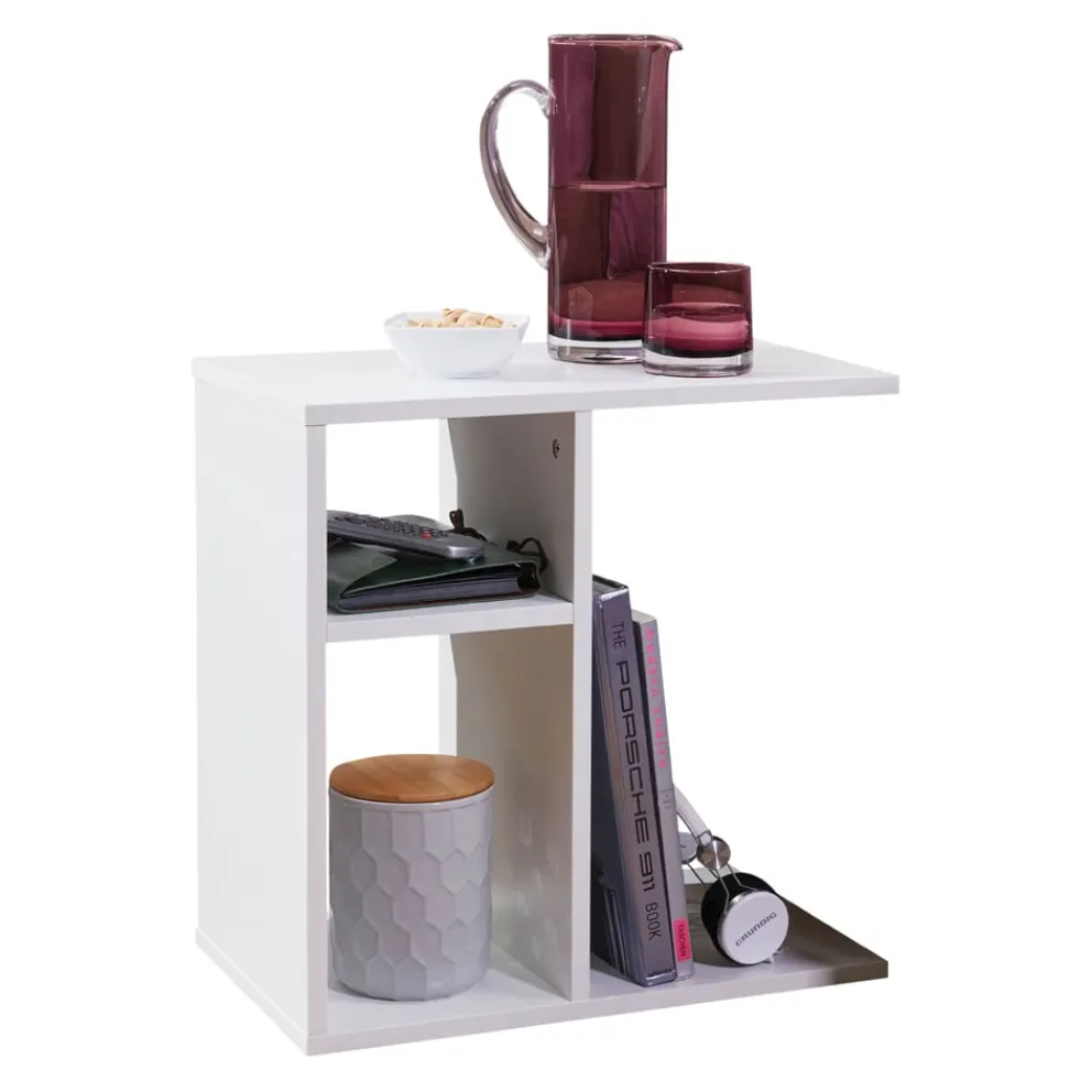 MID.YOU Beistelltisch Sonoma weiss Outlet