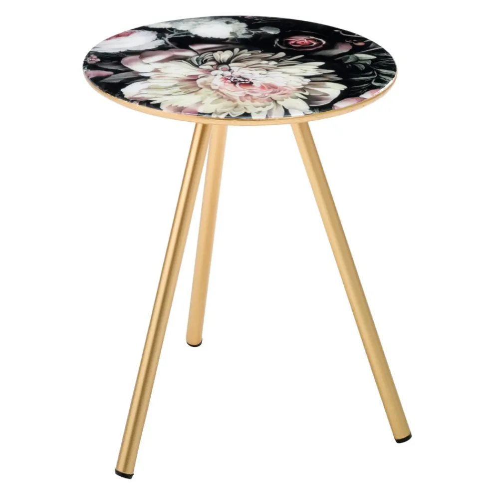 Johann Jakob Beistelltisch Sophie gold, rosa, schwarz Outlet
