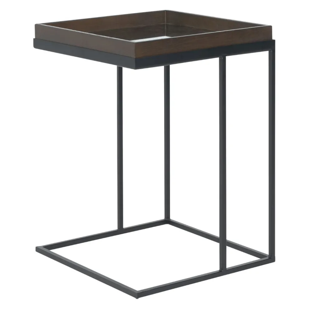 Ethnicraft Beistelltisch Square schwarz