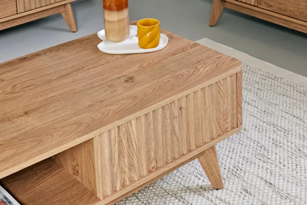 Novel Beistelltisch Wave eiche Sale