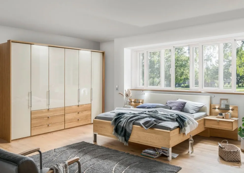 Dieter Knoll Bett Amato eichefarbig