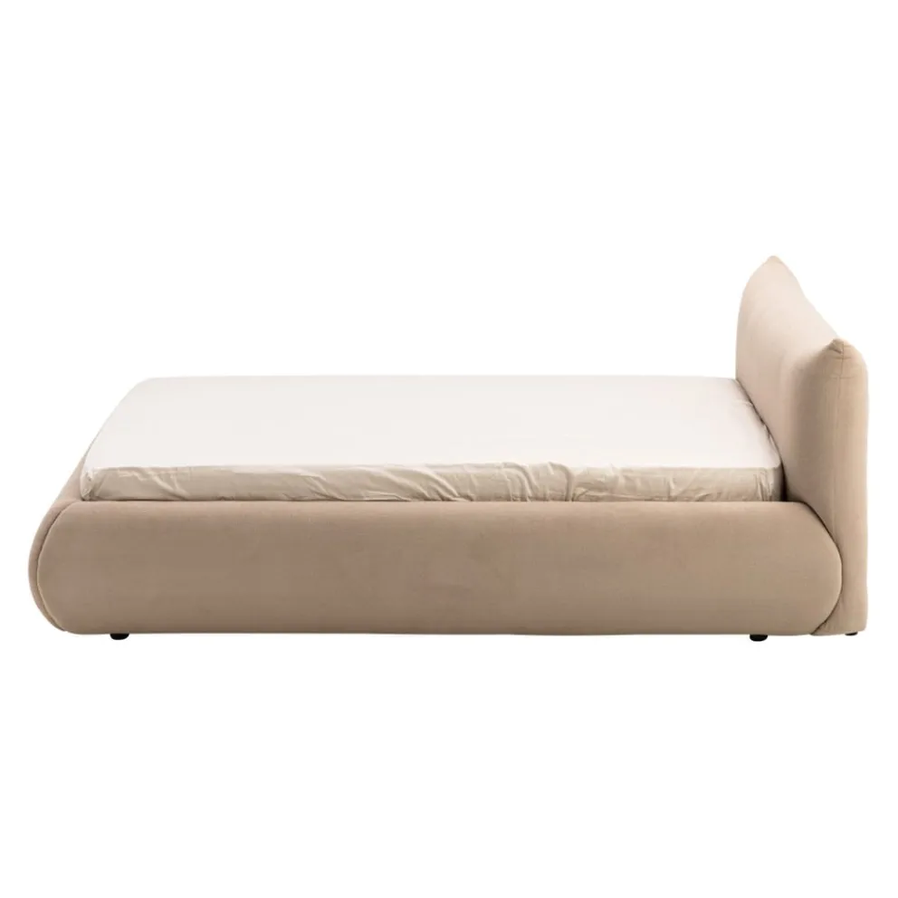 Edition Bett Bellona graubeige Discount