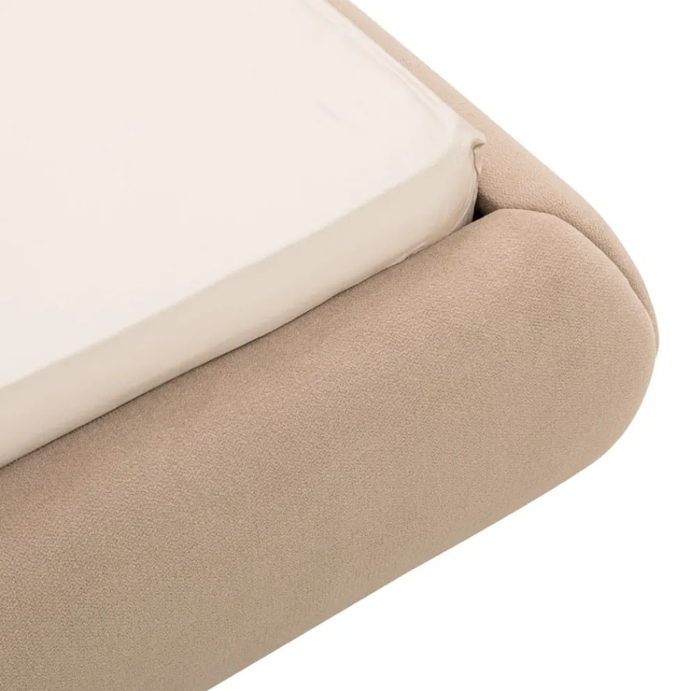 Edition Bett Bellona graubeige Discount