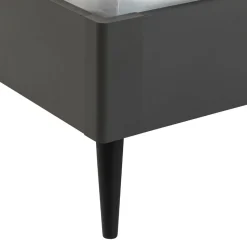 Karl Omlin AG Bett Cinema schiefergrau New