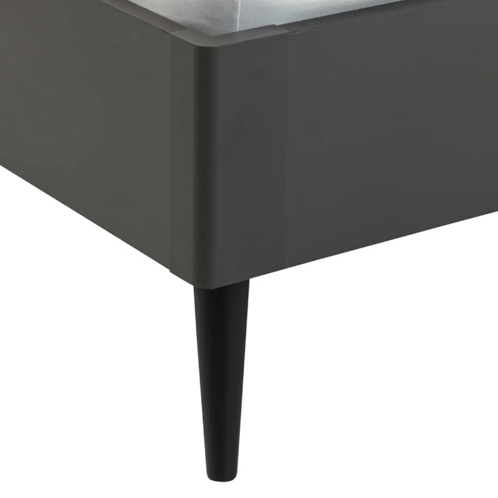 Karl Omlin AG Bett Cinema schiefergrau New