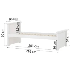 Hoppekids Bett Deluxe weiss New