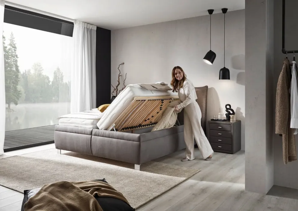 Dieter Knoll Bett Dream Royal umbragrau Best