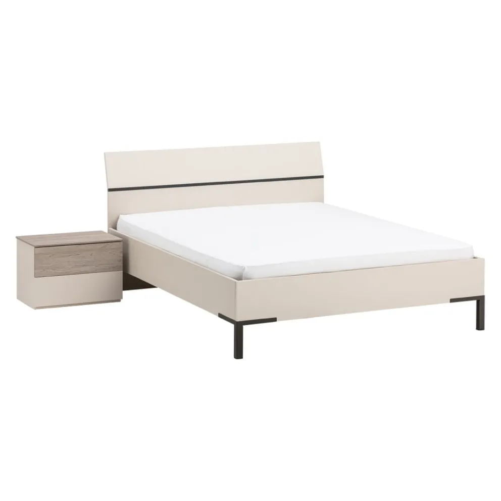 one Bett Dubler grauweiss, weiss Best